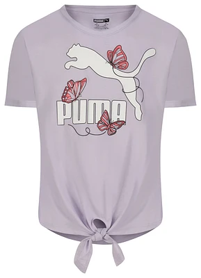 PUMA Butterfly Knot T-Shirt - Girls' Grade School