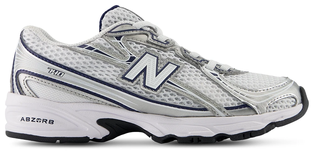 New Balance Boys 740 - Boys' Preschool Shoes White/Navy