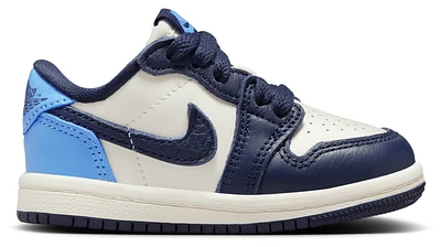 Jordan Boys AJ1 Retro Low OG - Boys' Toddler Shoes Obsidian/University Blue/Sail