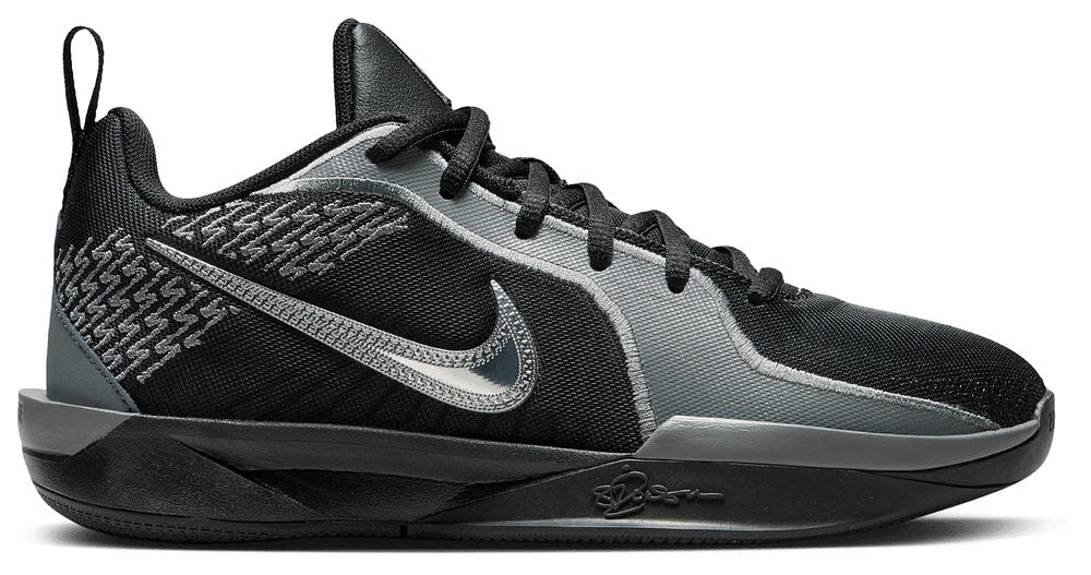 Nike Girls Sabrina Lonescu 2 - Girls' Grade School Basketball Shoes White/Black/Iron Grey