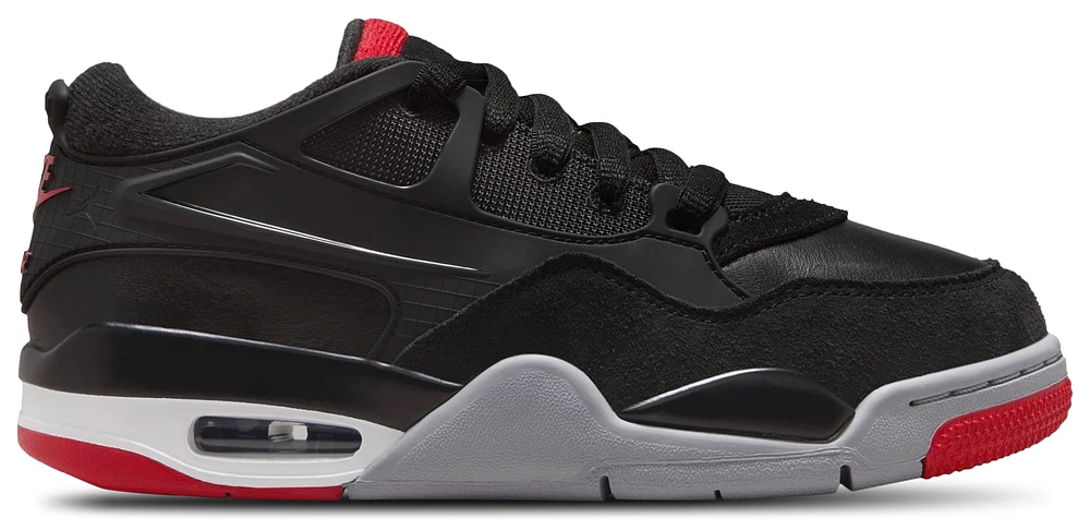 Jordan Boys AJ 4 RM - Boys' Grade School Shoes Black/Varsity Red/Wolf Grey