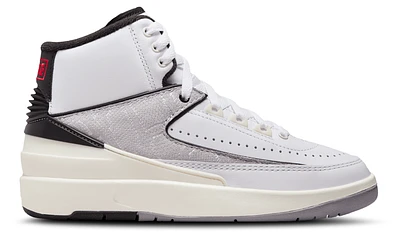 Jordan Boys Retro 2 - Boys' Grade School Shoes White/Fire Red/Black