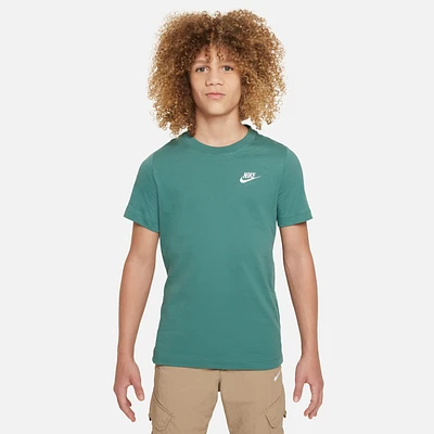 Nike Boys Futura T-Shirt - Boys' Grade School Olive/White