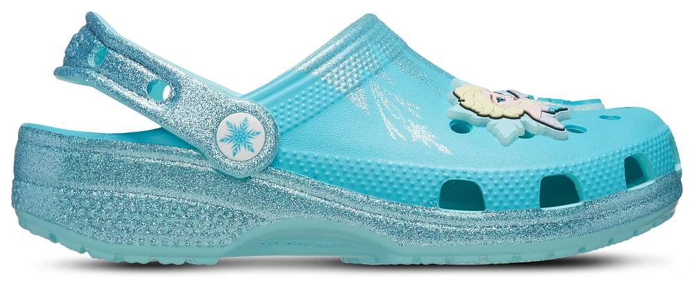 Crocs Girls Frozen Elsa Classic Clogs - Girls' Toddler Shoes Multi/Blue
