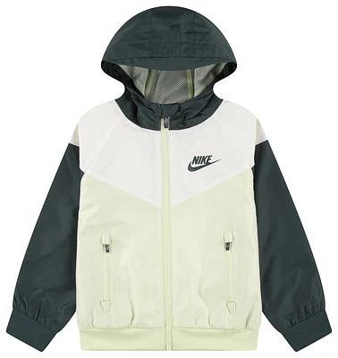 Nike Boys Windrunner Jacket - Boys' Toddler Oil Green/White