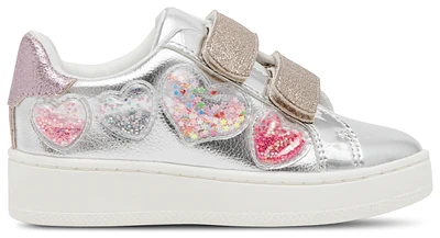 Steve Madden Girls Steve Madden TELECTRA SNEAKER - Girls' Toddler Shoes Silver/Multi Size 09.0