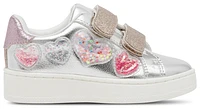Steve Madden Girls Steve Madden TELECTRA SNEAKER - Girls' Toddler Shoes Silver/Multi Size 09.0