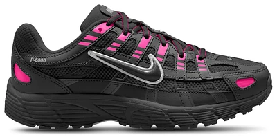 Nike Girls P-6000 - Girls' Grade School Shoes Pink Blast/Black/Metallic Silver