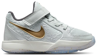 Nike Boys Ja Morant 2 - Boys' Preschool Shoes Gold/Grey/Silver