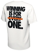 Nike Boys Nike Winning One T-Shirt - Boys' Grade School White/Black Size XL