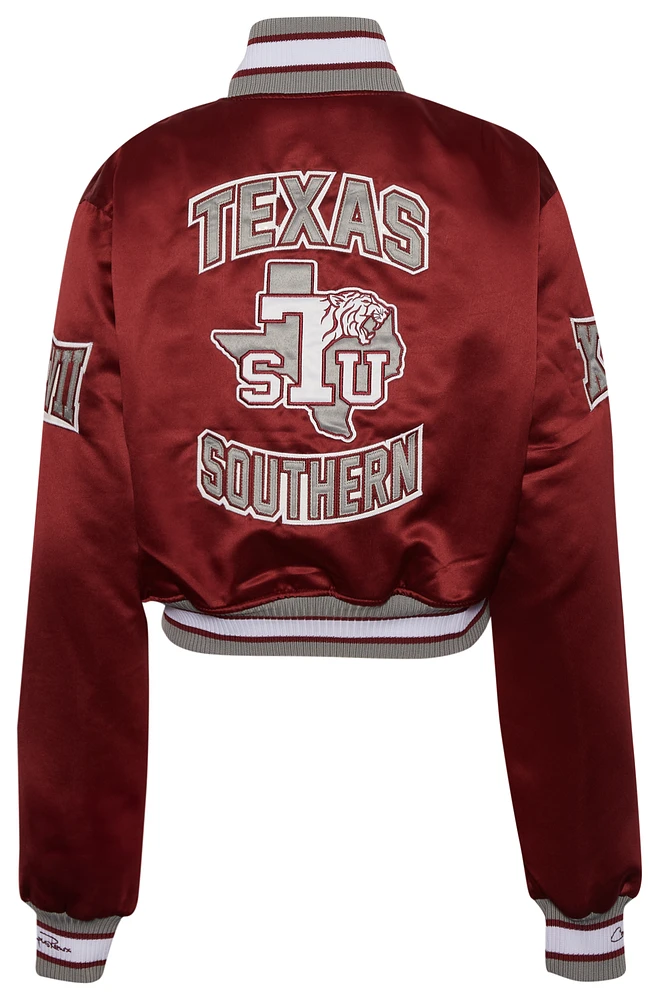Campus Remix Texas Southern University Satin Jacket - Women's