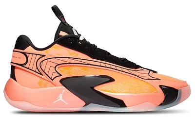 Jordan Boys Michael Jordan Jordan Luka 2 - Boys' Grade School Basketball Shoes Bright Mango/Barely Green/Black Size 07.0