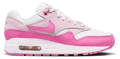 Nike Girls Air Max 1 - Girls' Grade School Running Shoes Pink Foam/White/Playful