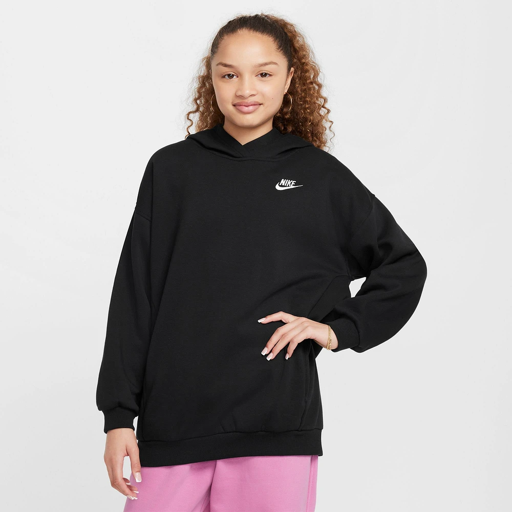 Nike Girls NSW Club Fleece Oversized PO Hoodie