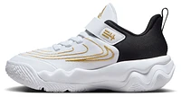 Nike Boys Giannis Antetokounmpo Immortality 4 - Boys' Preschool Shoes White/Black/Metallic Gold