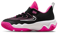 Nike Boys Giannis Immortality 4 - Boys' Preschool Shoes Black/White/Laser Fuchsia