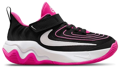 Nike Boys Giannis Immortality 4 - Boys' Preschool Shoes Black/White/Laser Fuchsia