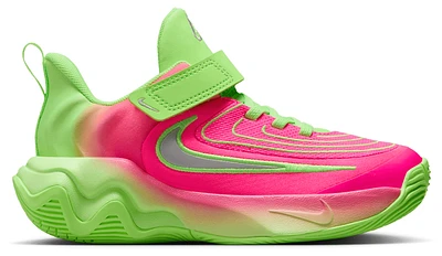 Nike Boys Giannis Immortality 4 - Boys' Preschool Shoes Lime Blast/Iron Grey/Hyper Pink
