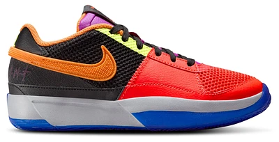 Nike Boys Ja Morant Nike JA 1 - Boys' Grade School Shoes Black/Wolf Grey/Racer Blue Size 06.5