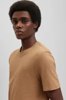 T-shirt with bubble-jacquard structure