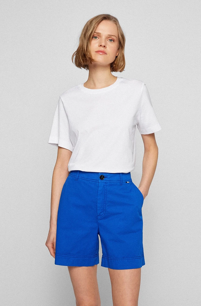 Loose-fit T-shirt cotton jersey