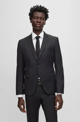 Extra-slim-fit suit jacket virgin-wool serge