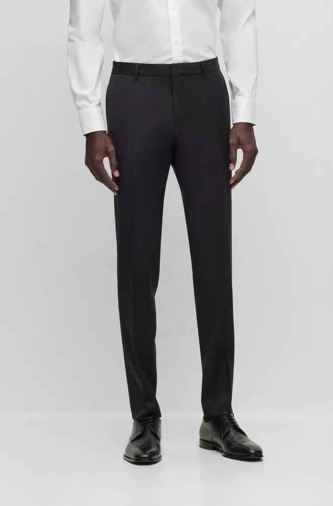 Extra-slim-fit pants virgin-wool serge