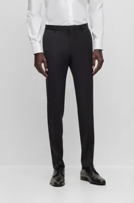 Extra-slim-fit pants virgin-wool serge