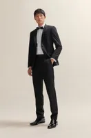 Slim-fit tuxedo jacket virgin-wool serge