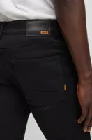 Slim-fit jeans black comfort-stretch denim