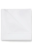 Italian-made pocket square in easy-iron cotton