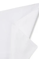 Italian-made pocket square in easy-iron cotton