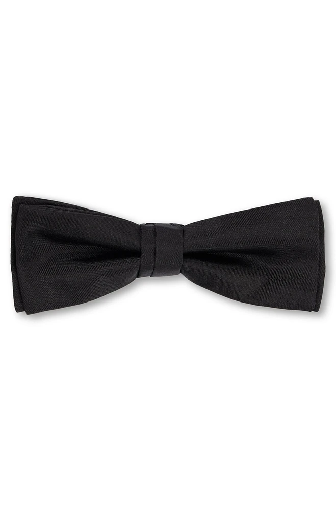 Italian-made bow tie in silk jacquard