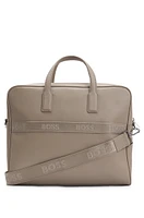Document case with logo detail
