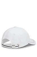 Cotton-twill cap with embroidered logo