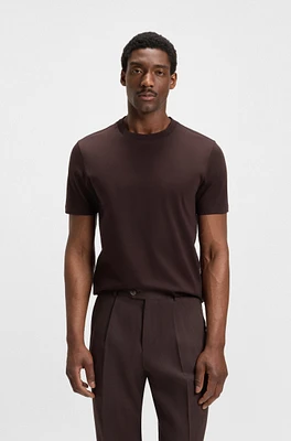 Regular-fit T-shirt mercerized cotton