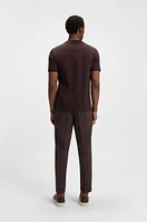 Regular-fit T-shirt mercerized cotton