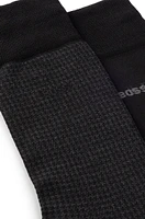 Two-pack of socks a cotton blend