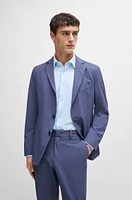 Water-repellent jacket slim fit with zip-up inner