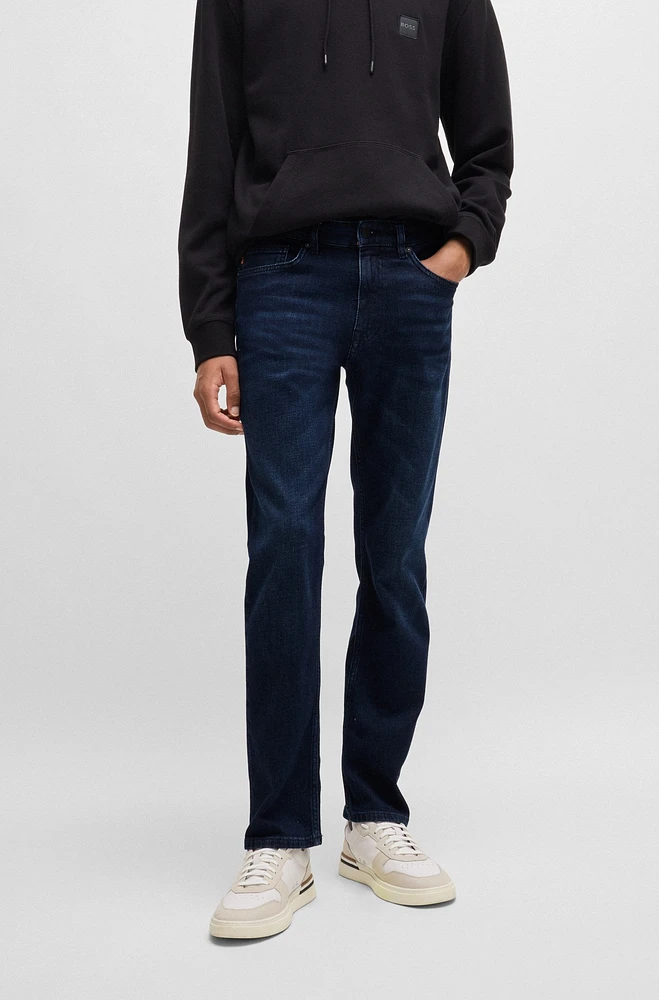 Slim-fit jeans blue comfort-stretch denim
