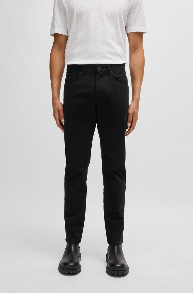 Delaware garment-dyed trousers stretch-cotton gabardine