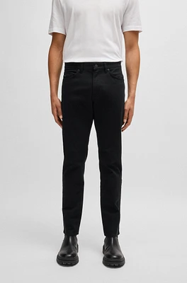 Delaware garment-dyed trousers stretch-cotton gabardine