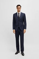 Slim-fit shirt easy-iron cotton poplin