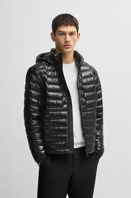 Water-repellent jacket with down filling
