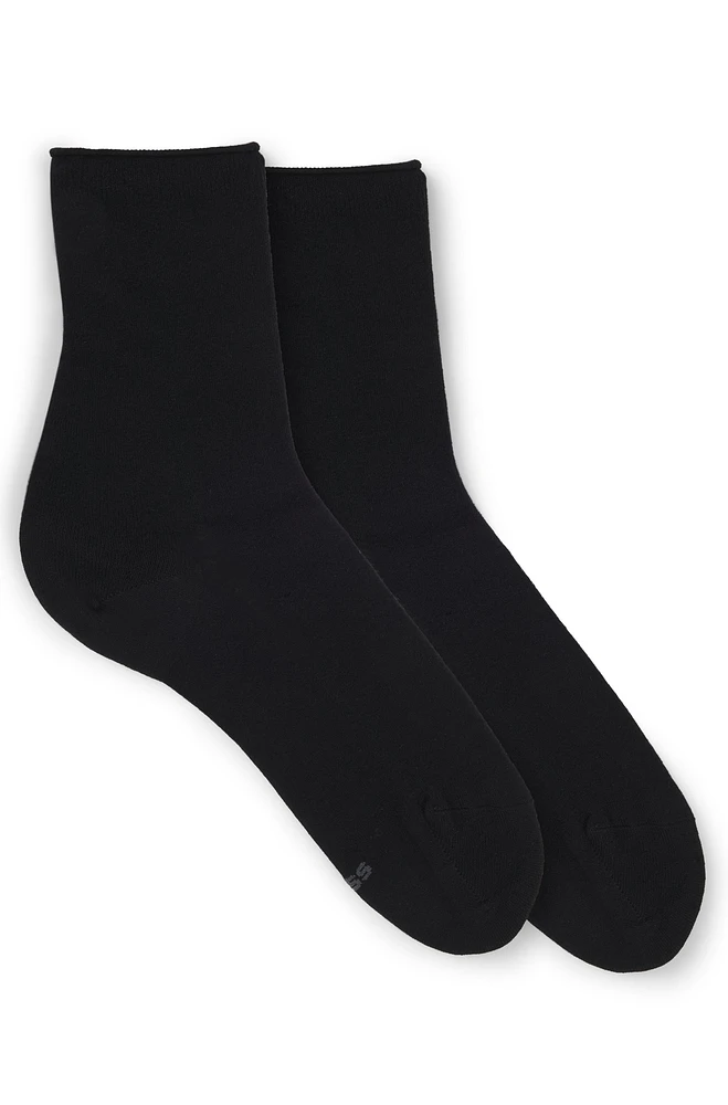 Two-pack of socks in a bamboo-viscose blend