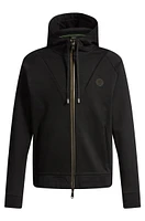 Zip-up hoodie with Double B monogram