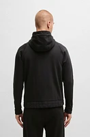 Zip-up hoodie with Double B monogram