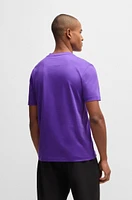 Cotton-jersey T-shirt with large logo