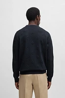 Wool sweater with Double B monograms