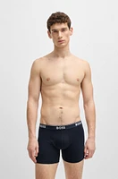 Three-pack of stretch cotton boxer briefs